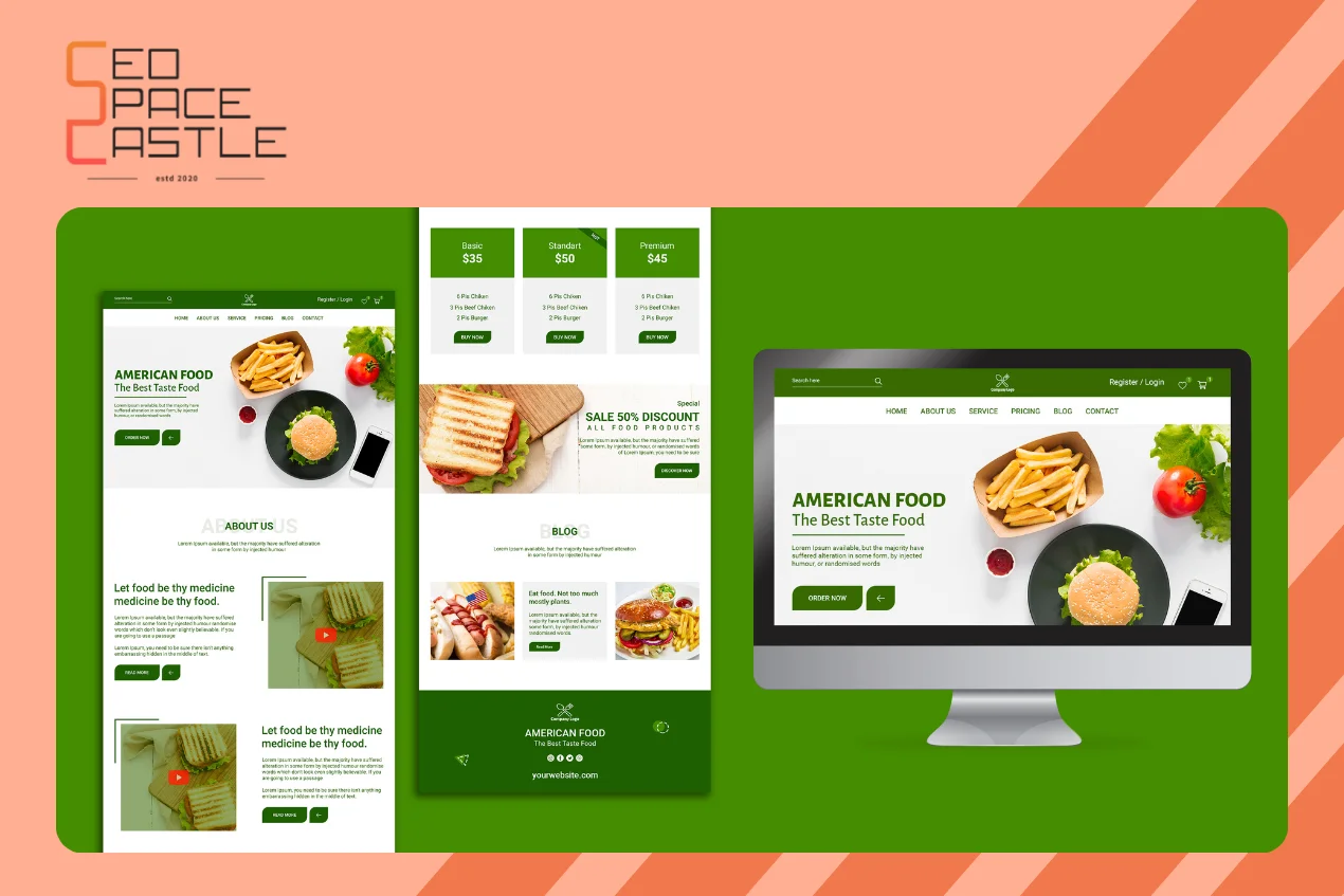 Restaurant web development